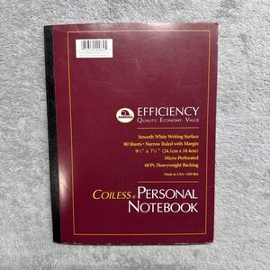 Vtg 1997 Ampad Efficiency Writing  Pad Paper Coiless Personal Notebook USA Nos